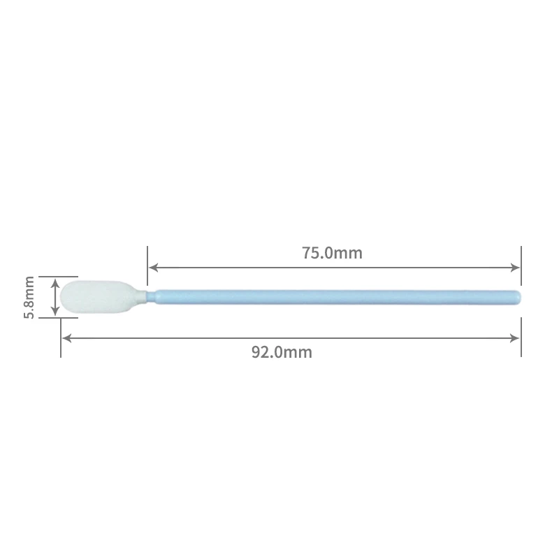 Cleanmo CM-PS766 92mm Clean Room Industrial Printers Cleaning Cleanroom Polyester Swab For Static Sensitive Components Part