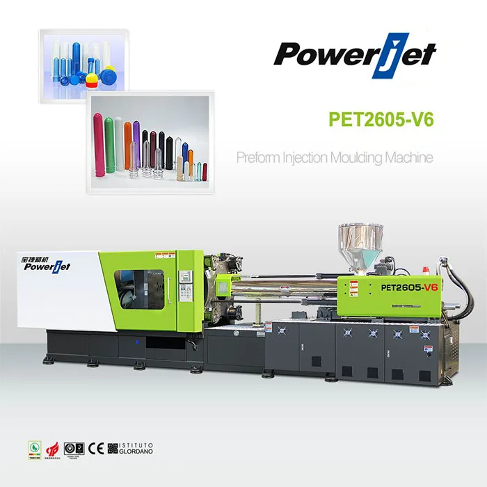 
POWERJET injection molding machine for PET Preforms with high speed PET1500-V6 
