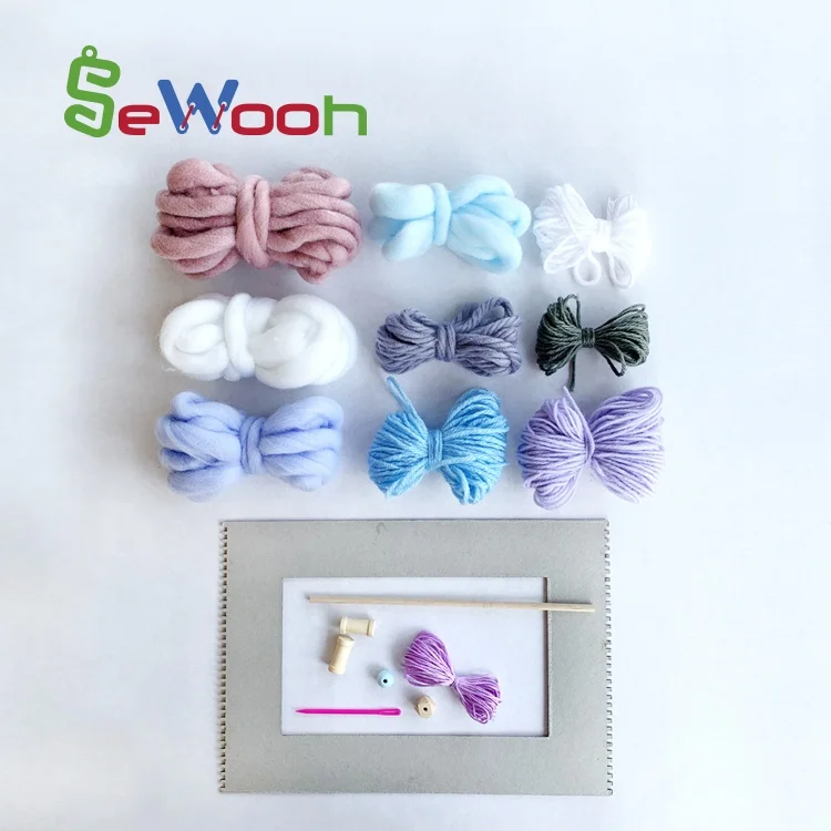 DIY Craft Make your Own Bohemian Weaving Wall Art Tapestry for kids for  Adults