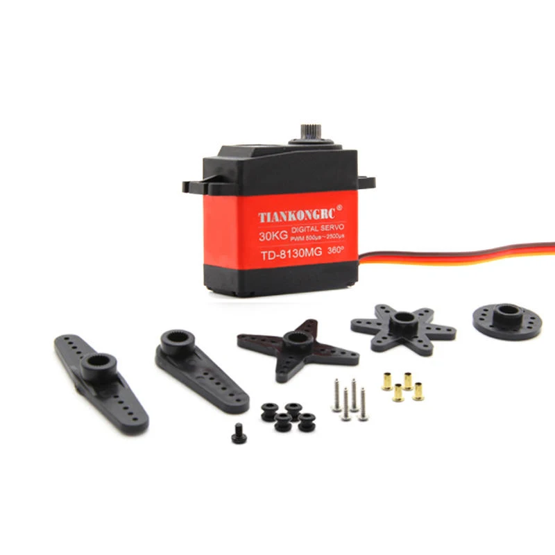Водонепроницаемый цифровой сервопривод 30 кг TD-8130MG 25 т высокоскоростной металлический Роботизированная рука для 1/8 1/10 1/12 шкалы RC автомобиля Baja робот