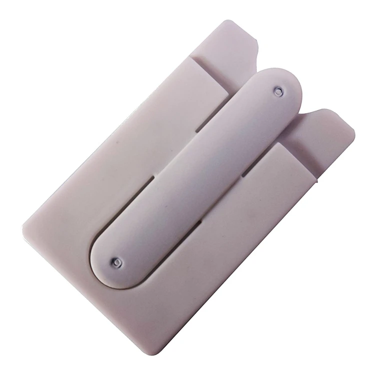 Hot 3M silicone wallet,3m adhesive silicone smart phone pocket, 3m sticker silicone wholesale phone wallet stand