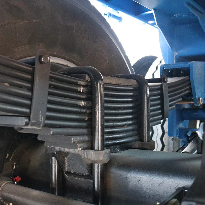 truck trailer  High quality flatbed truck trailer with super thick tires for transporting cranes