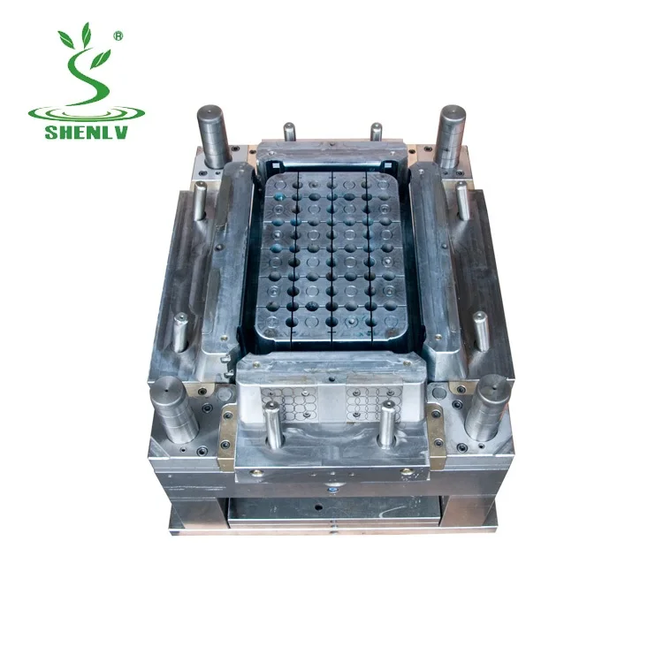 Plastic injection Crate mould vegetable fruit turnover box mold Logistics container high quality moulding