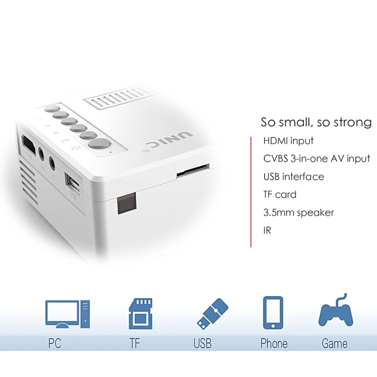 portable home theater 1080p 4k Full super clear led lcd Mini Projector for Home Cinema Office Meeting Video Game