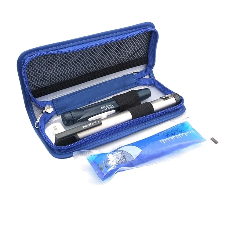 Diabetes Travel Kit Cooling Case Pen Wallet Insulin Supply Pen/syringes Cooler Bag Diabetic Cooler Bag Insulin Travel Case