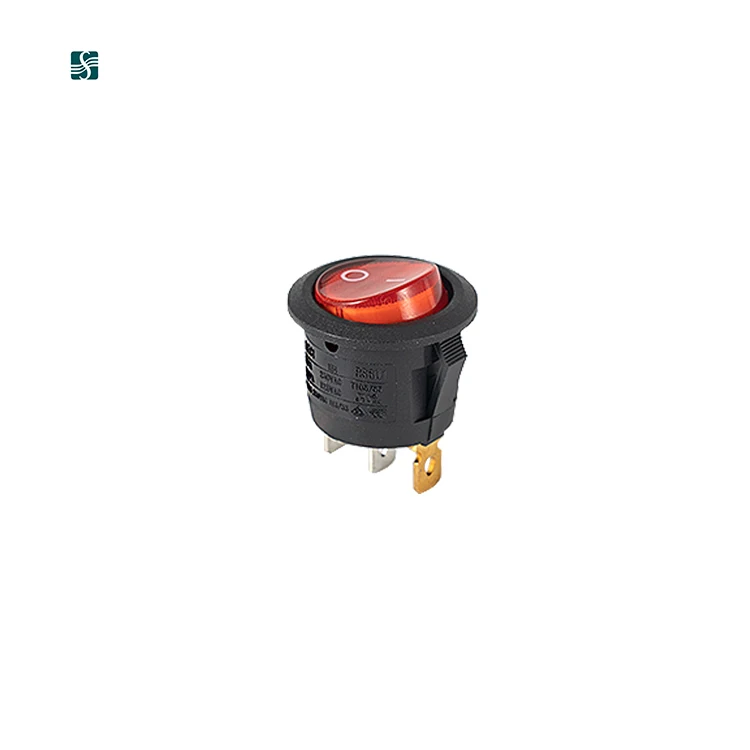 Factory Directly Wholesale Waterproof Round Rocker Led Push Button Switch