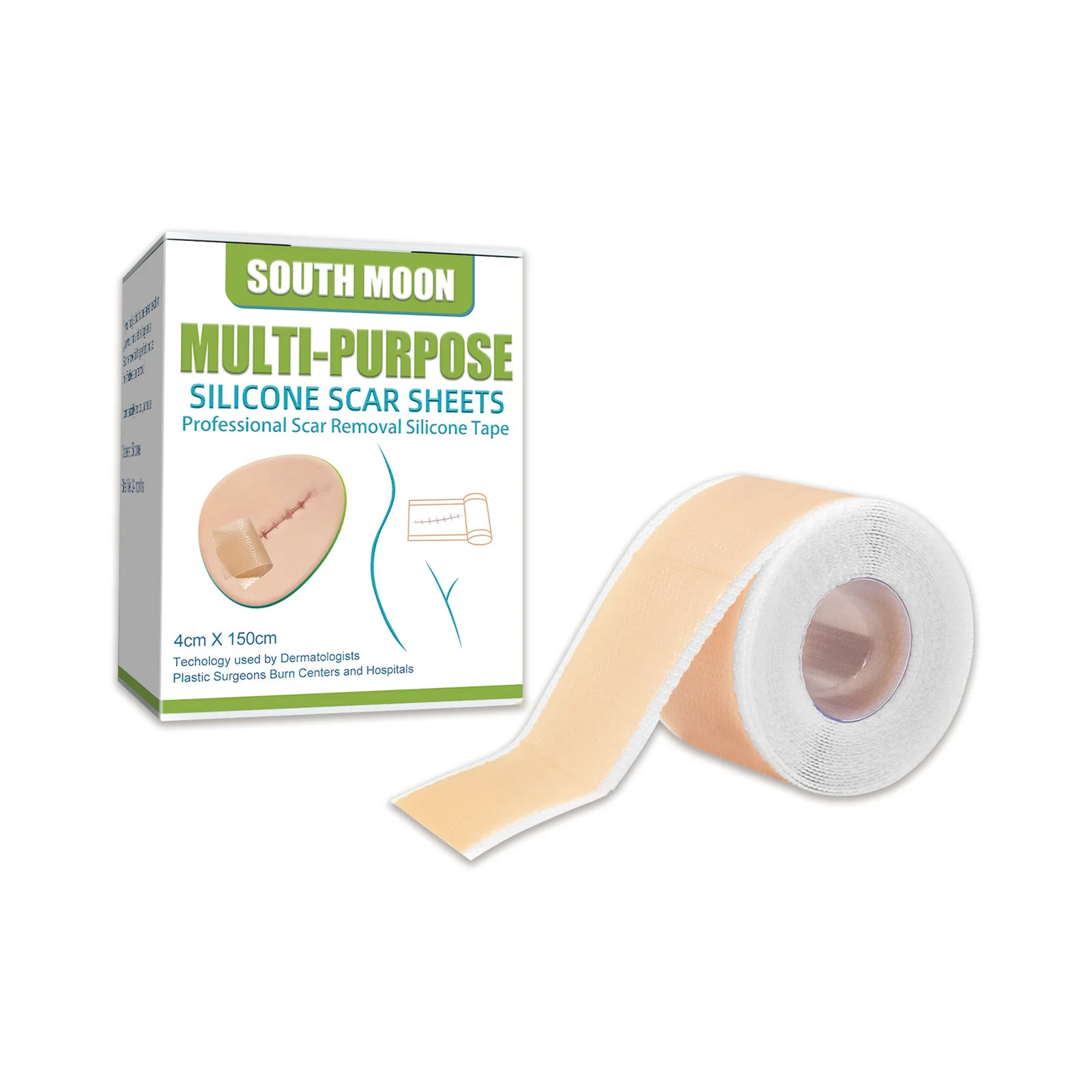 Tattoo Cover Up Tape Silicone Scar Sheets for Birthmarks C-Section Invisible Waterproof Skin Tone Concealer Sticker