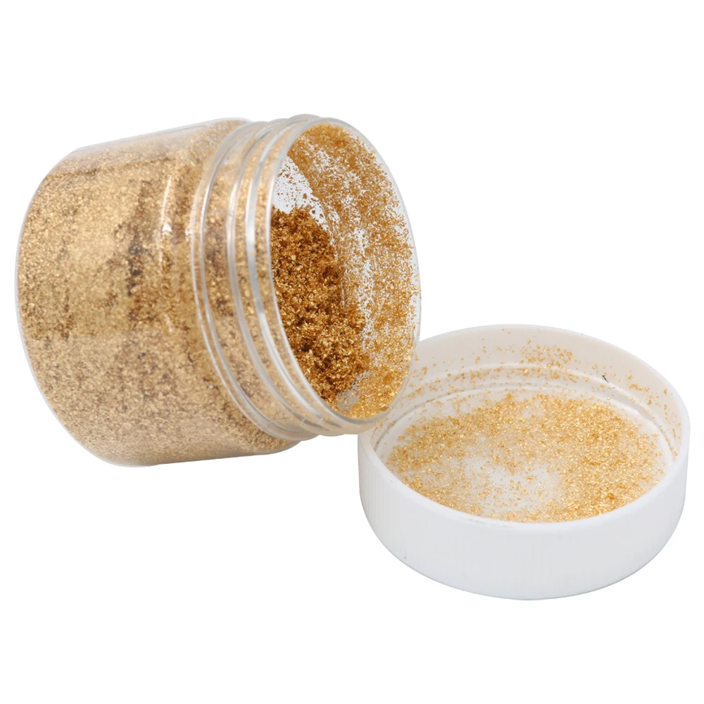 1g 99.9% True Gold Facial Beauty Cosmetics Eye Lip Anti-ultraviolet Stage Performance Edible 24K Gold Powder