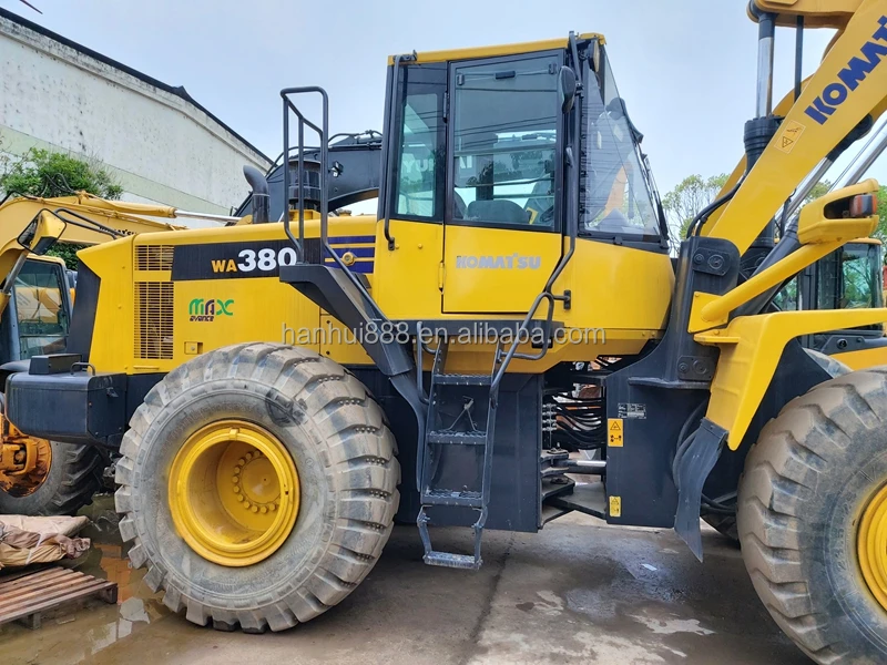 good performance In Stock  komatsu WA380-6 Loader Used Wheel Loader construction machine Komatsu WA380-3 wheel 380 Front loader