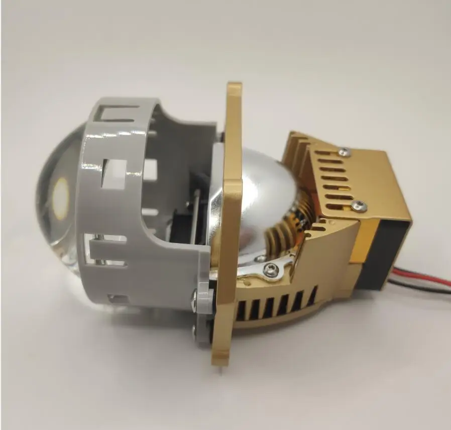BS001 3 Inches LED Projector lens 100W 10000LM 6500k Lighting focus plug and play with high low beam hydraulic fan headlight