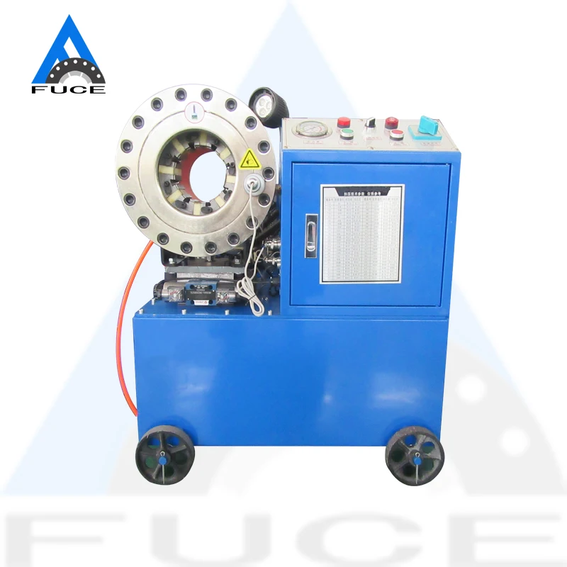 High Precision and Good Flexibility Automatic Hydraulic Flexible Tube Crimper / Rubber Hose Crimping Machine For Sales Price