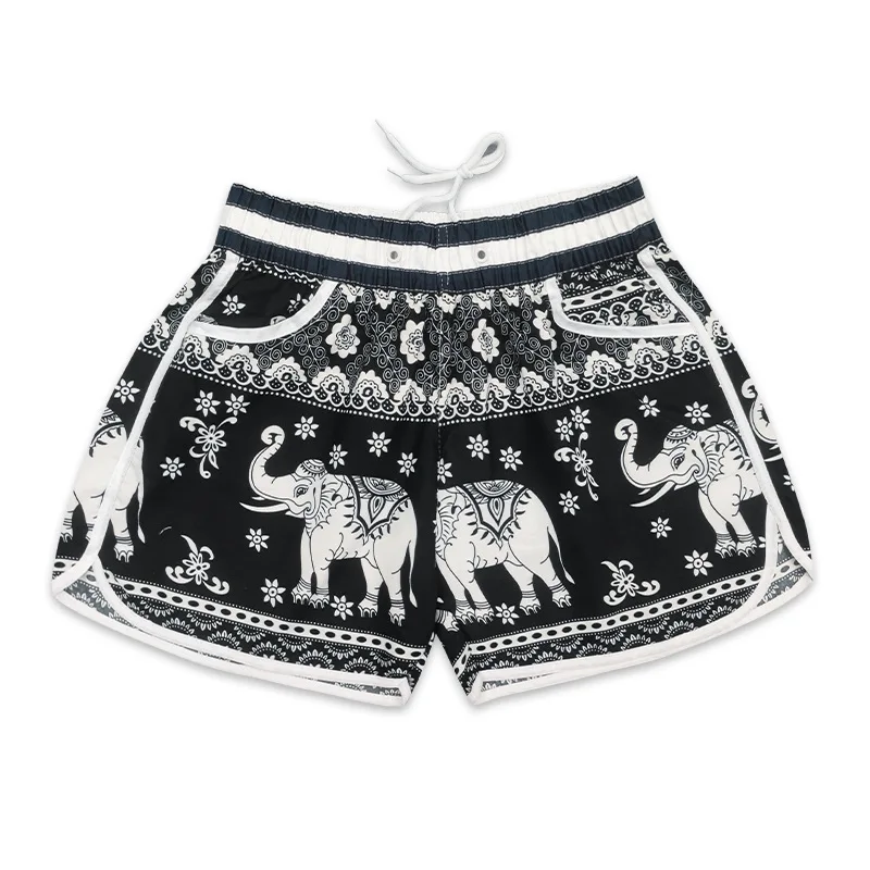 2024 Summer Solid Straight Polyester Pocket Ladies Shorts Hot Pant Short Shorts For Women