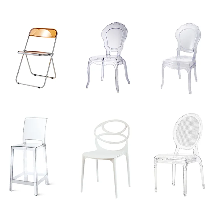 Event Rental Furniture Resin Crystal Amber Clear Bella Princess Chairs for Hotel Wedding Venue Banquet