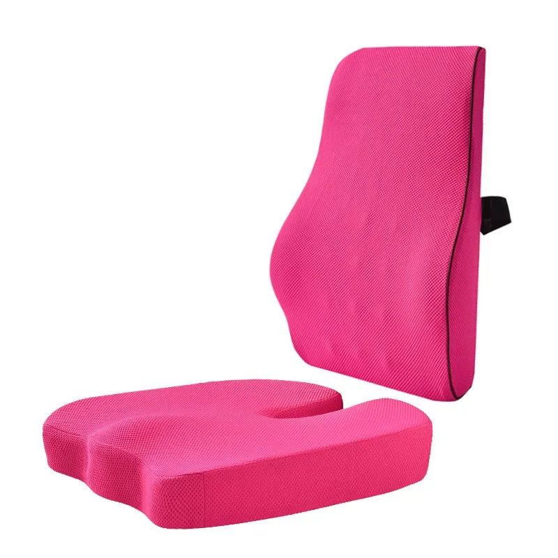Ergonomic Car Cushion Lumbar Support New Design Memory Foam Comfortable Adjustable Back Lumbar Support Cushion