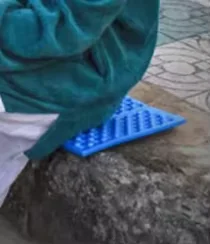 Portable Durable XPE Foam Seat Cushion Four-Fold Folding Waterproof Outdoor Mat for Picnic Beach Camping-Pet Material for Hiking