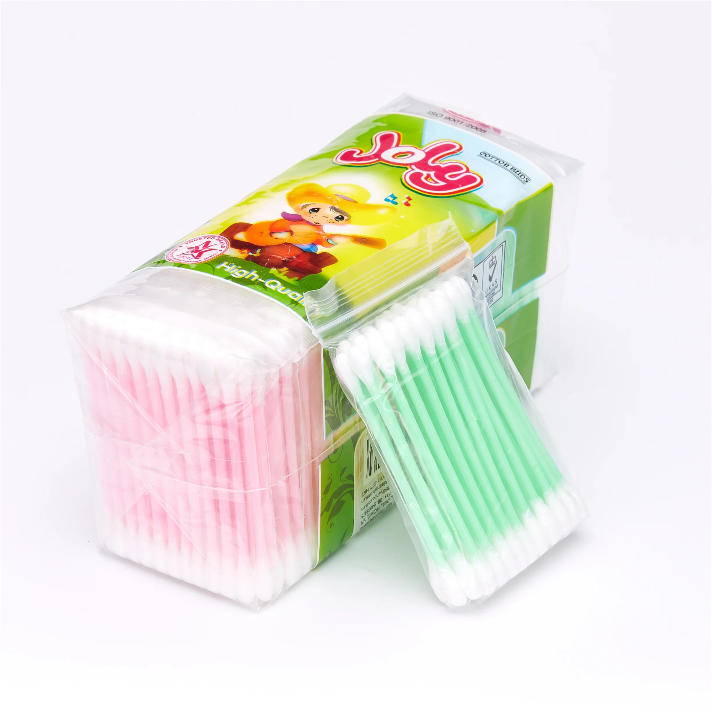 Cheapest Price Cotton Swabs Soft Plastic Stick Cleaning Ear Buds Soft Cotton Buds