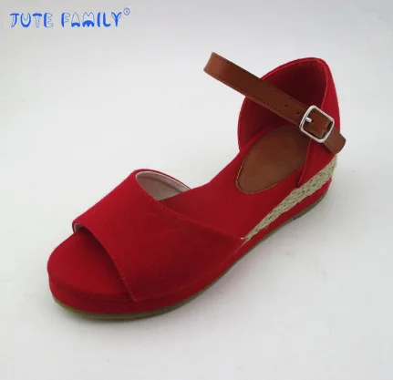 Size 32-37 Stock Shoes 3 Girl Platform Wedge Heel Sandals Shoes Wedge Sandals sold out