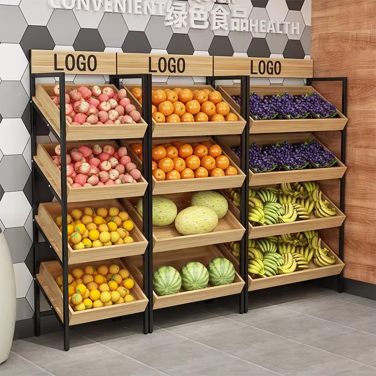 Supermarket Shop Display Racks Supermarket Shelf Fruit And Vegetable Display Shelf  Duty Display Rack Stand Shelves