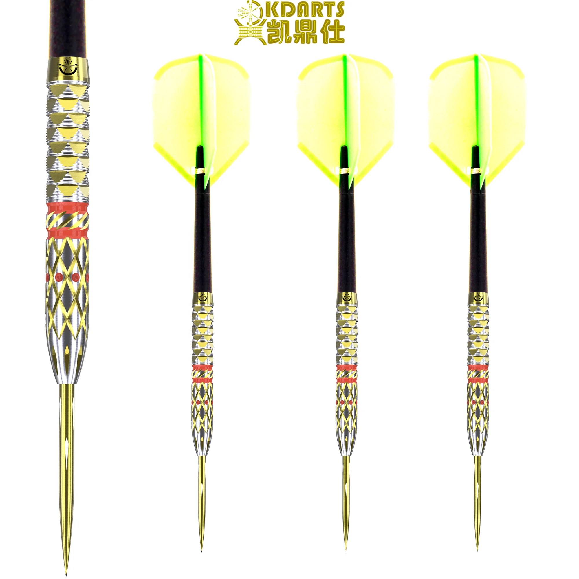 2024 Chinese factory new PVD gold coating red painting tungsten steel tip darts