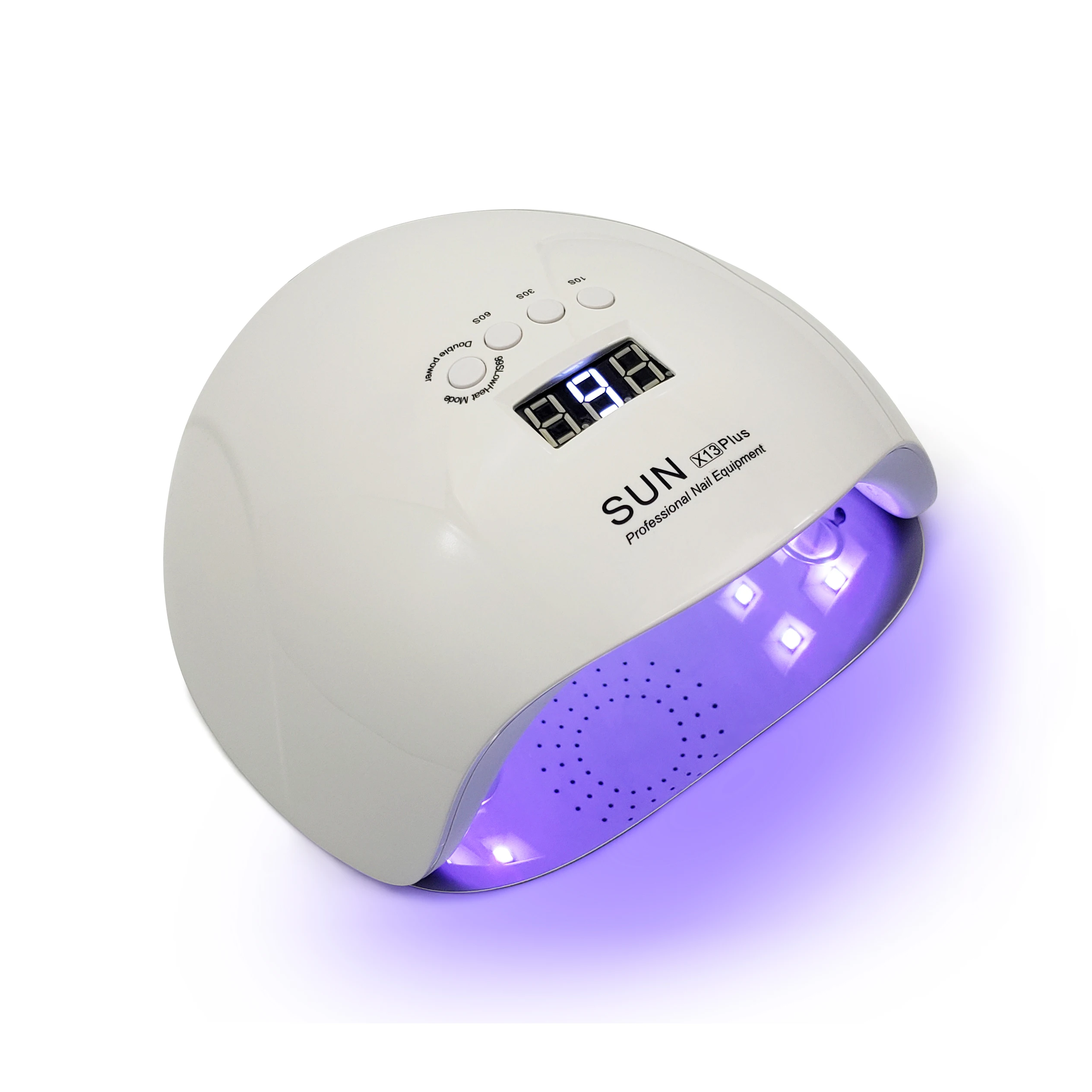 Amazon Hotselling 65W Nail Salon Equipment Sun Nail Uv Gel Polish Dryer Curing Lamp Rechargeable Led Uv Nail Lamp