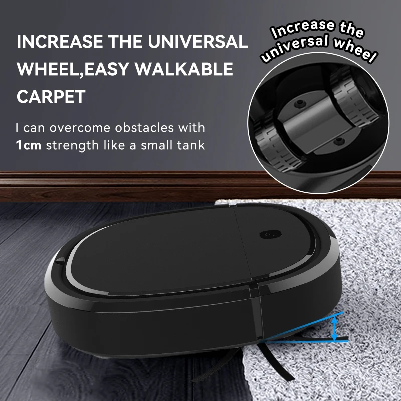 Smart Touch Switch Automatic Cleaning Robot Intelligence Overhang Induction Robot Vacuum Cleaner 1500PA house cleaning robot