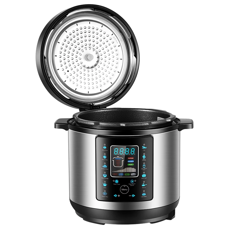 New Product Stainless Steel Time Adjustable  Multi Function Kitchen Cooker  Electric Pressure Cooker