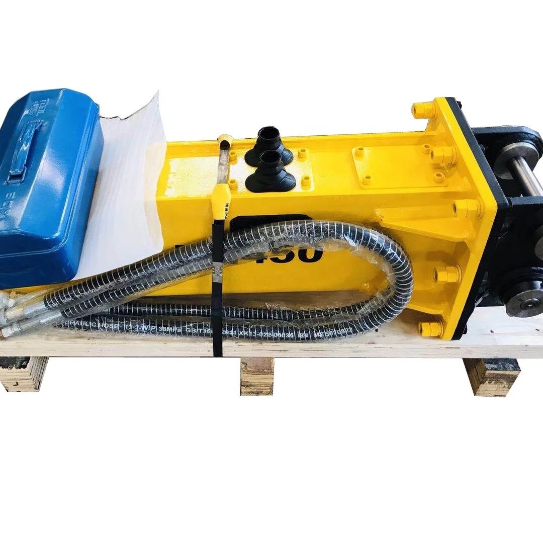 Гидравлический молоток для разрушения камней глушителя