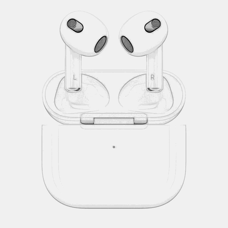 Best Quality Strong Bass With Logo Rename GPS TWS air podding pro Earphone 1:1 Appl Airpodes pro 3 Air Pro Gen 2 3 Airpodes 3