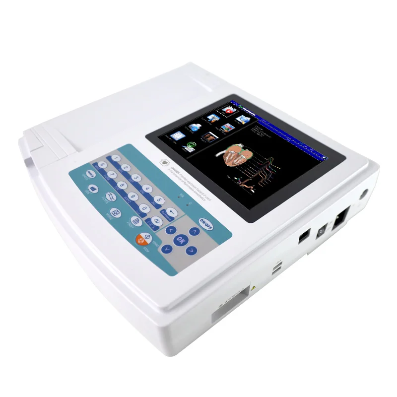 12 Channel CONTEC ECG 1200G Electrocardiograph-Telemedicine