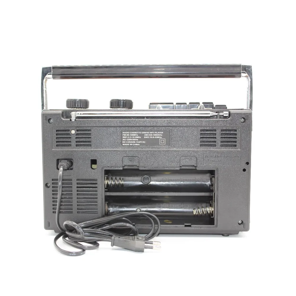 Knstar FP-319U cheap am fm sw 4 bands radio with cassette recorder player