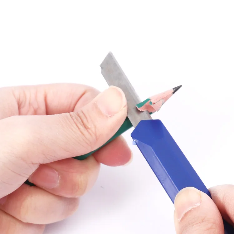 Foska Red Blue Green Yellow Multipurpose 9mm Craft Knives with Retractable Mechanism for Cutting Boxes Cartons Cardboard Arts