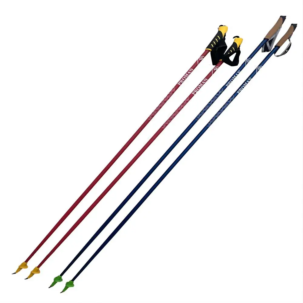 Ski poles 100% carbon light weight customized logo composite ski pole Carbon ski pole