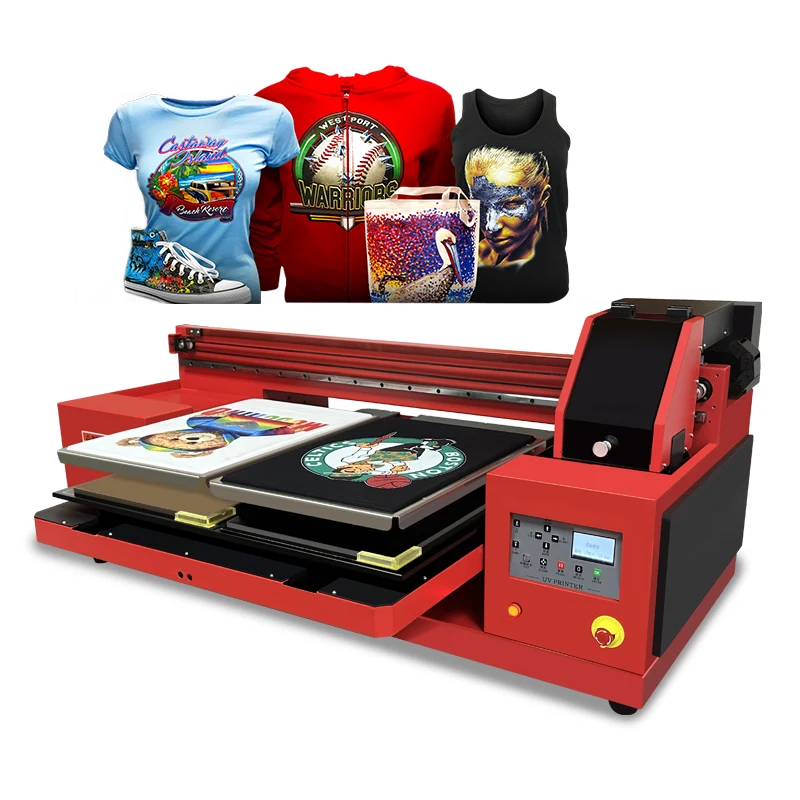 DOMSEM Professional Dual Pallets 6560 industrial Clothes Printing Machine Dtg T-shirt Printer For Sale