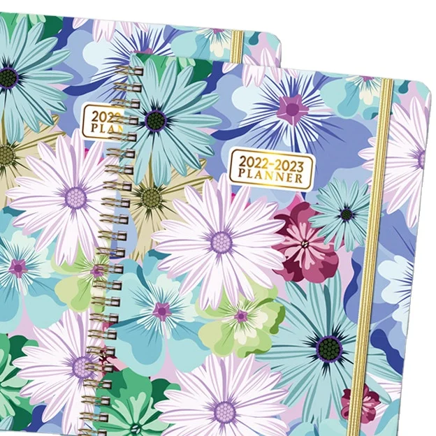 A5 women wholesale workout pink self care daily home school money fridge health notepad planner book notebook with powerbank