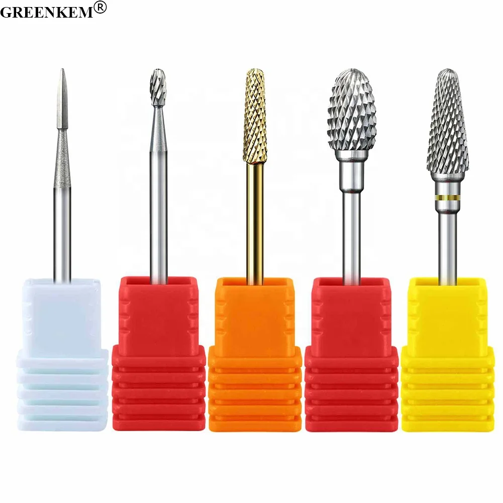 Nail Tungsten Steel Polishing Head Nail Removing Dead Skin Bidirectional Nail Removal Grinding Drill Bits