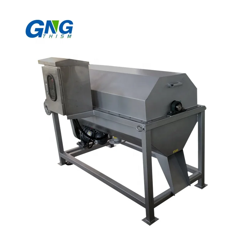 High Decontainmination Efficiency Sewage Pretreatment Filter Internal Water Intake Rotary Drum Bar Screen