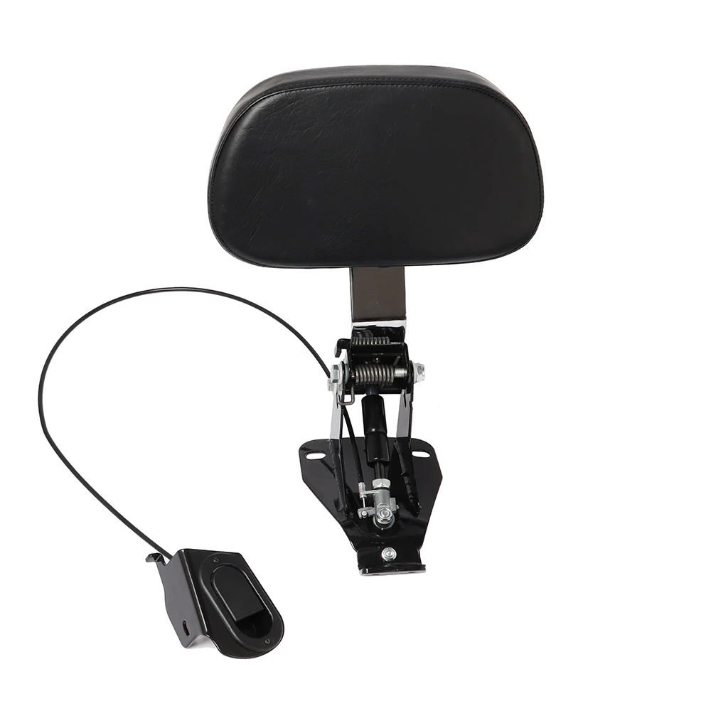 Motorcycle Driver Rider Backrest + Adjustable Mounting Kit For Harley Touring Electra Glide Ultra Classic Street Glide 2009-2019