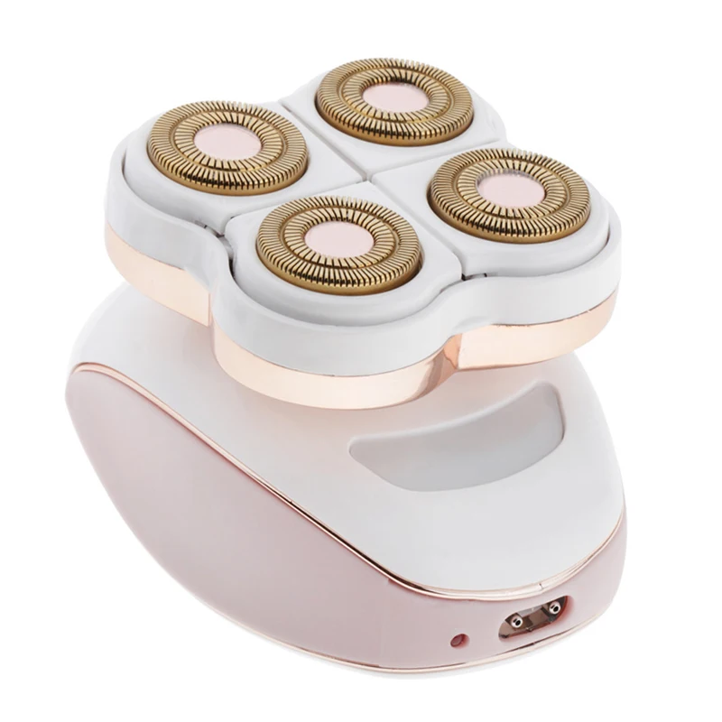 New four-head shaver Lady electric shaver Charging shaver Portable body hair trimmer Hair trimming shaving Mini electric razor