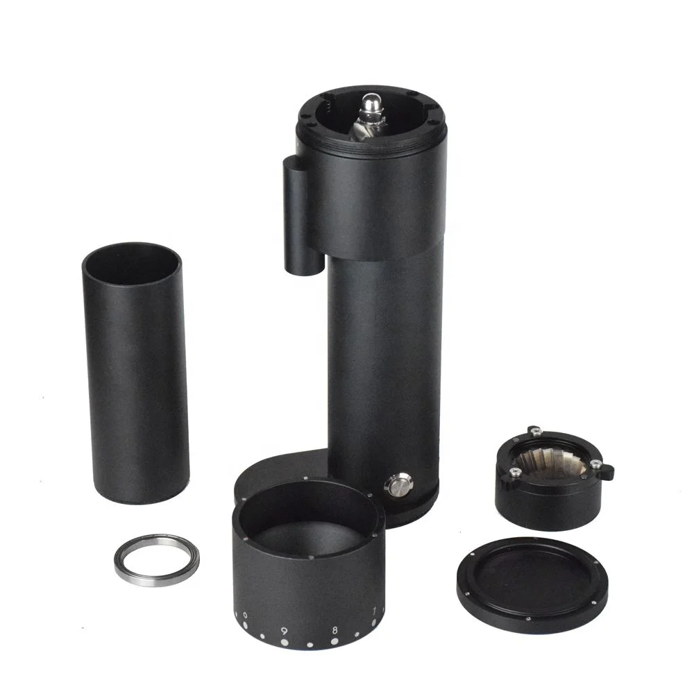 MINI Electric Coffee Bean Grinder Household High Quality Tin Coated Burr Adjustable Italian Commercial Coffee Machine