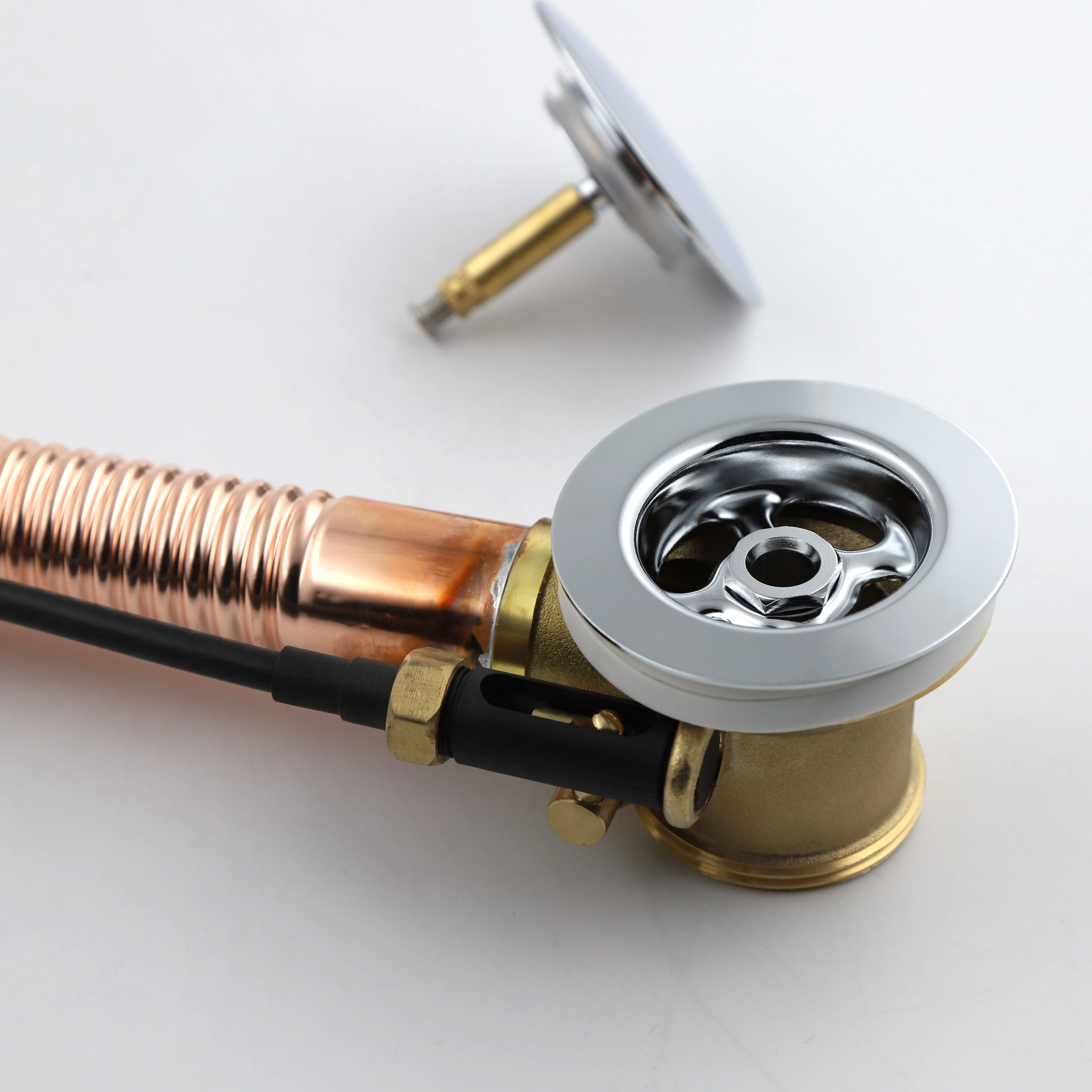 Brass bathtub sink drain bath  tub waste