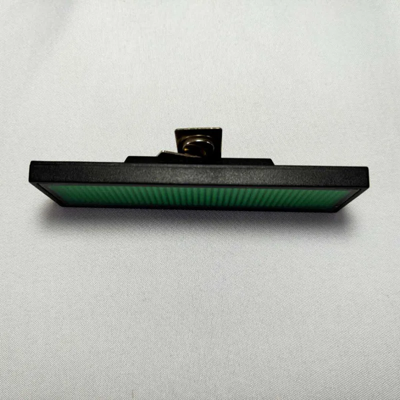 LED Fixed Roll Promotional Custom Design LED Flashing Electronic Flash Badge