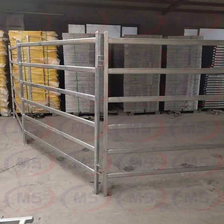 Heavy duty custom size galvanized metal bulk livestock farm cattle corral fence panels