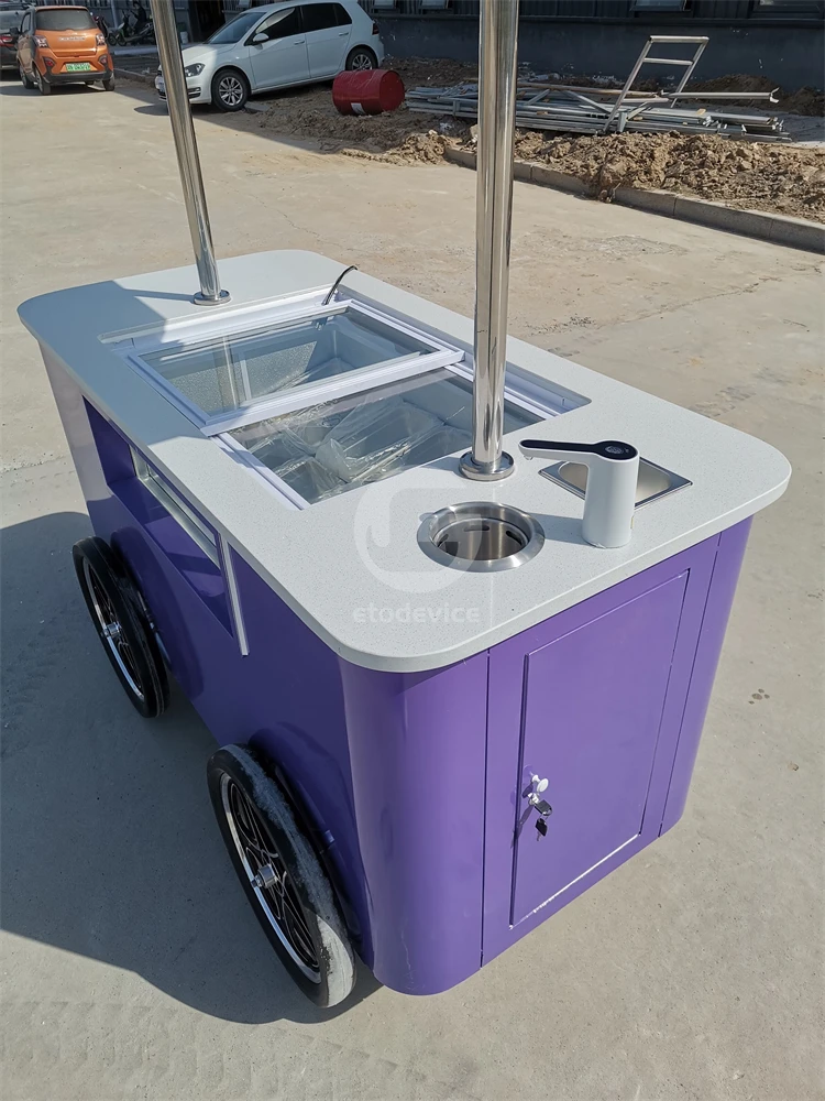 Продовольственный магазин Taco Van киоск сока для пиццы корзина конфет ручная тележка небольшой прицеп еды хот-дог уличное мороженое кофе