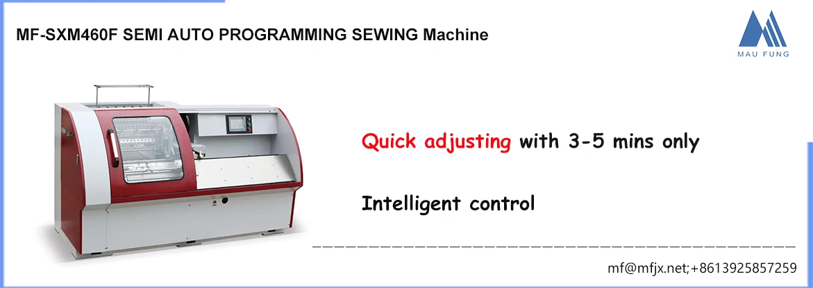 Notebook Making Machine/Thread Sewing Machine/Semi Auto Programmable Sewing Machine/Maufung-SXM460F
