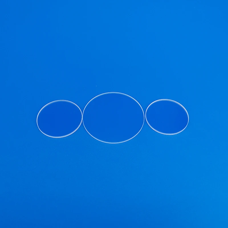 Optical transparent uvc crystal glass window thin quartz plates