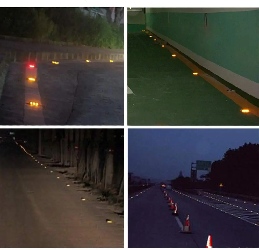 Кошачий глаз дорожный отражатель цветной светодиодный солнечный алюминий You Chao Traffic. Переднее освещение менее 80 люкс> 800 метров CN;BEI