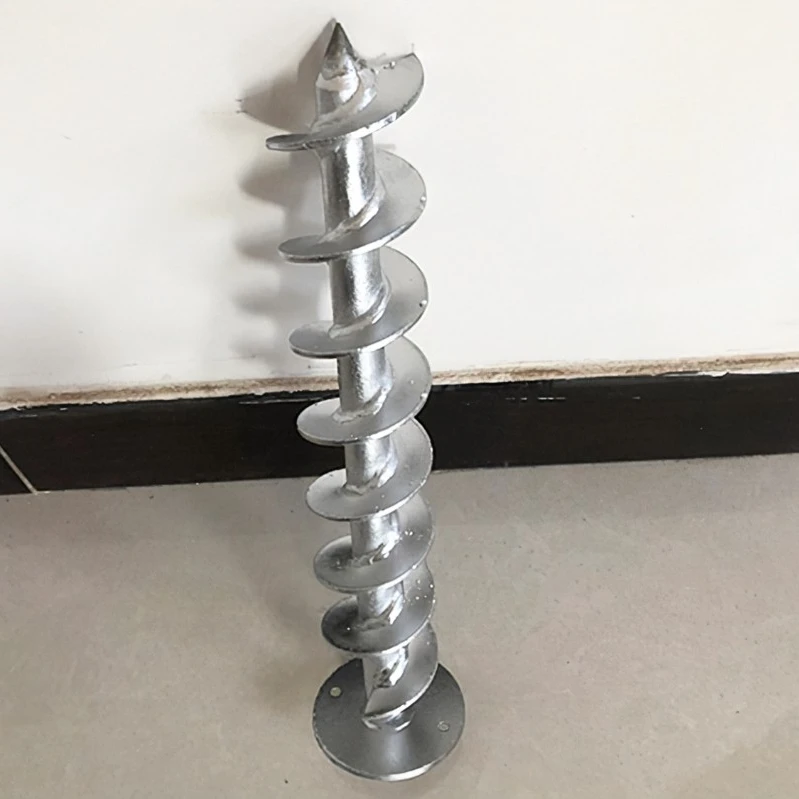 pile ground mounting screw high quality Hot Dip Galvanized foundation solar ground screw pile