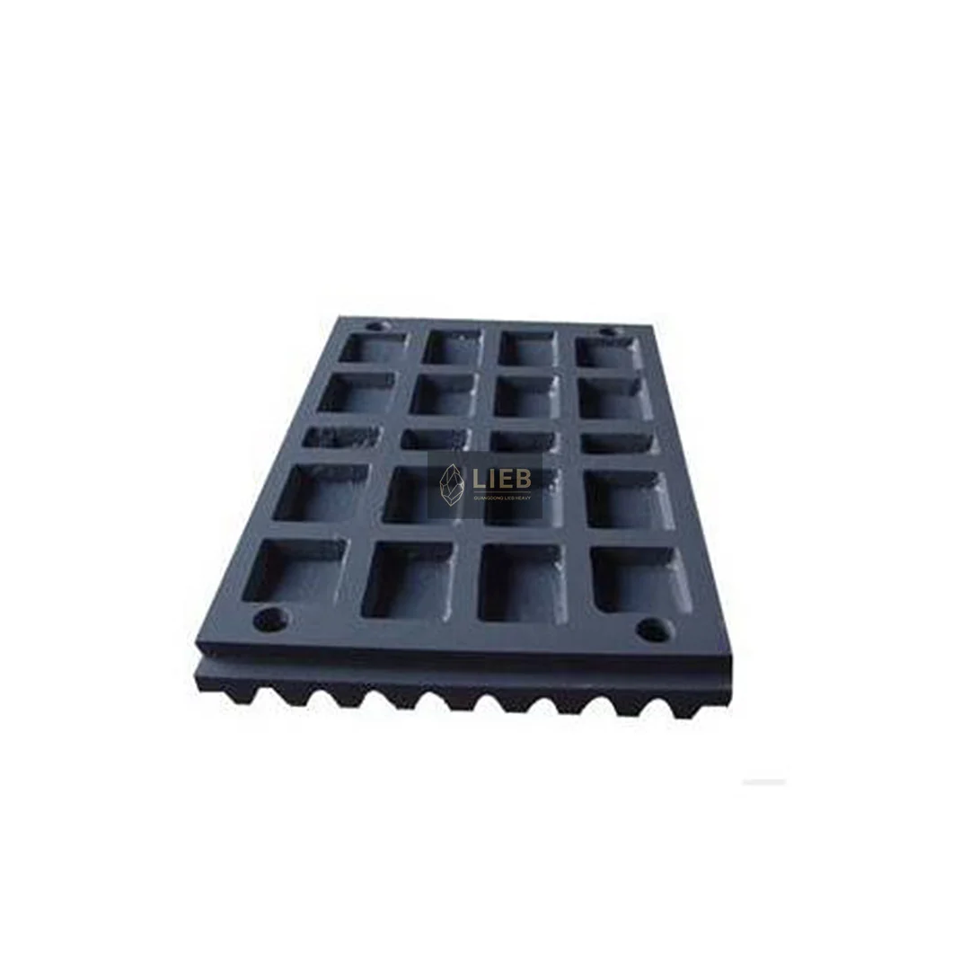 Manganese Steel Terex J-1175 Jaw Crusher Spare Parts Jaw Plate For Crushing Rock C125 386963