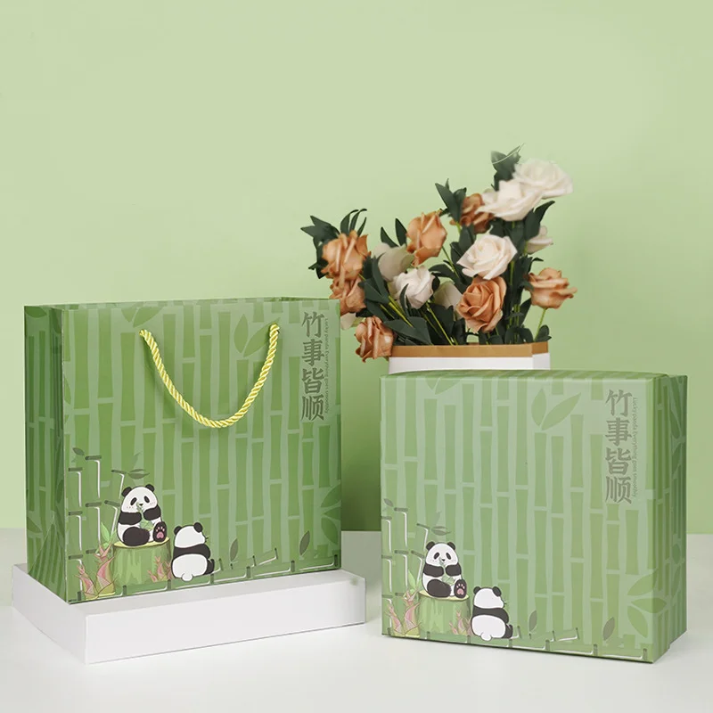 Custom Dragon Boat Festival 4-Color Embroidered Notebook Pen Set Logo Embossed Small Fan Vacuum Cup Guangdong Origin Gifts