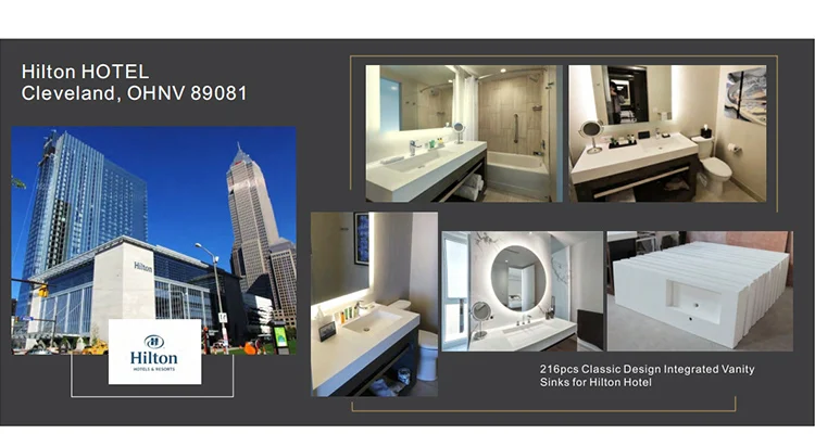 ETB Modern White Solid Surface Cultured Marble Bathroom Shower Tray Bases